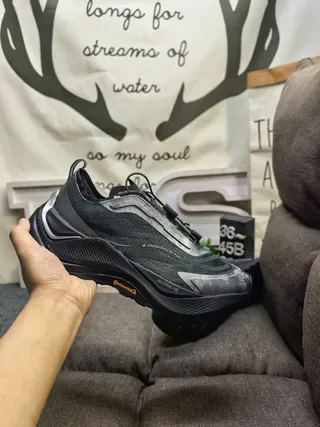 Salomon XT-6 Black Gray Chunky Trail Silhouette Mesh And Synthetic Overlay Upper Running Shoes 5