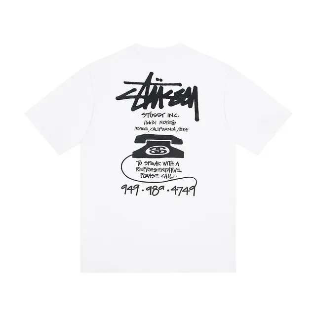 Stussy Stock Logo Graphic T-Shirt 3