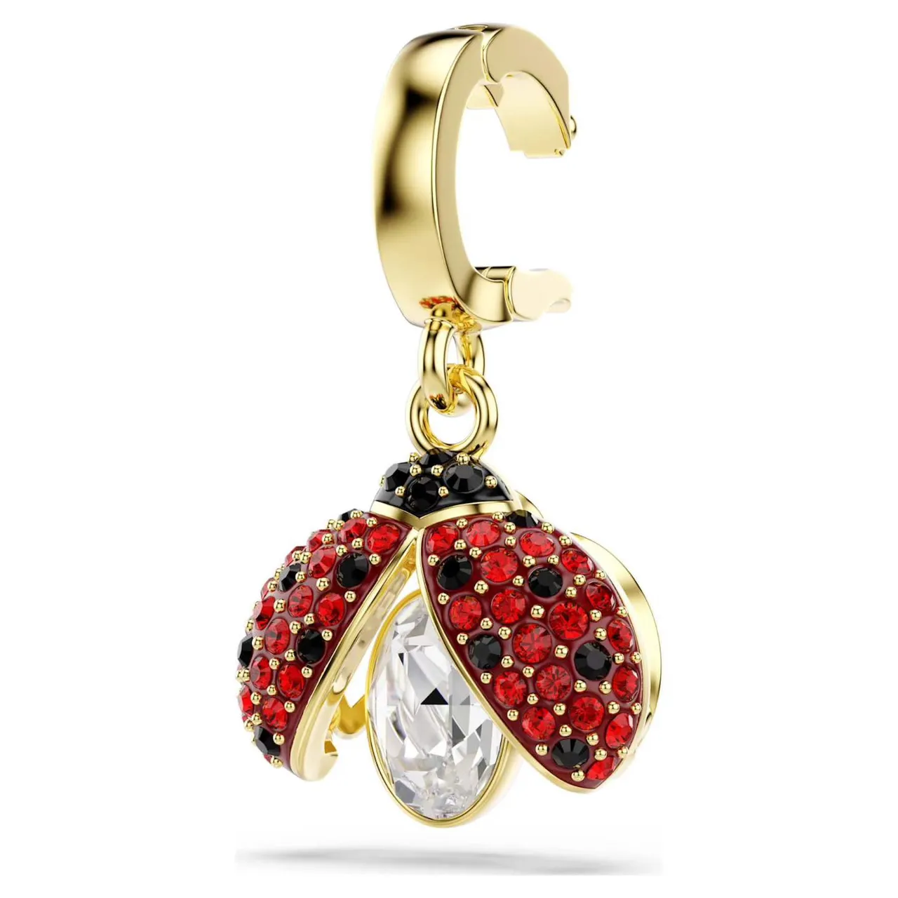 Swarovski Cœur Gouttant Or Rouge Pavé-Crystal Effet Résine Brillant Bijoux 6