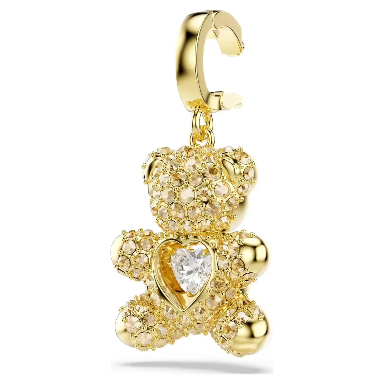 Swarovski Cœur Gouttant Or Rouge Pavé-Crystal Effet Résine Brillant Bijoux 9