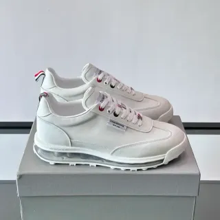 Thom Browne Air Runner White Red Low-Top Leather Upper Lifestyle Sneakers