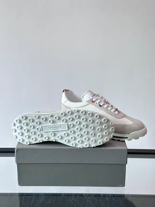 Thom Browne Air-Unit Sneaker Light Gray Beige Lifestyle Sneakers 2