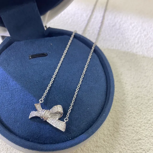 Tiffany & Co. Return to Tiffany Bow Pavé colar 4