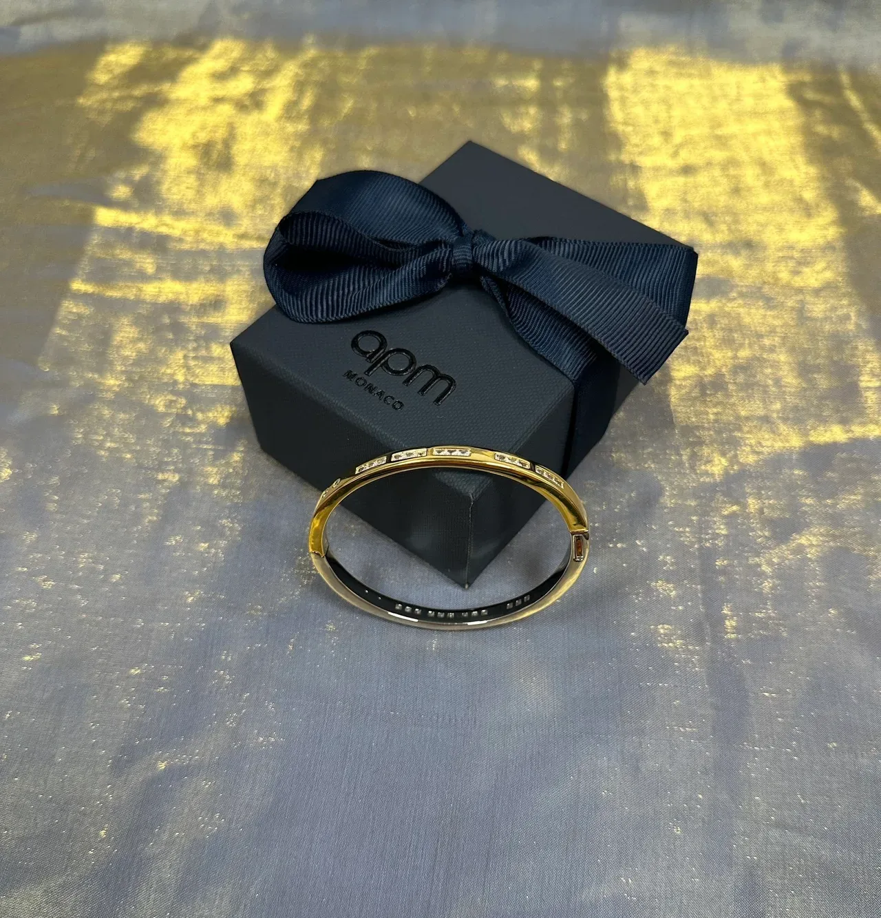 Tiffany & Co. Gold Silver Hinged Bangle Two-Tone Bracelet 4