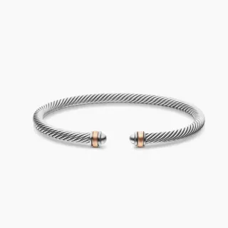 Tiffany & Co. HardWear Twisted Cable Open Cuff Bracelet