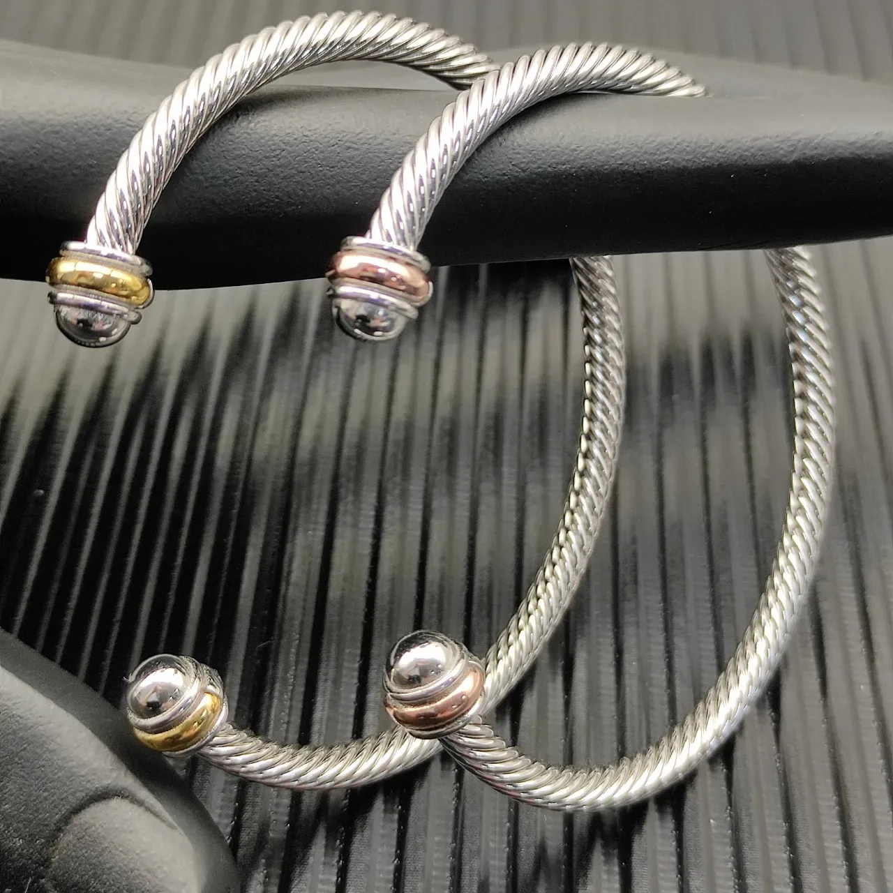 Tiffany & Co. HardWear Twisted Cable Open Cuff Bracelet 4