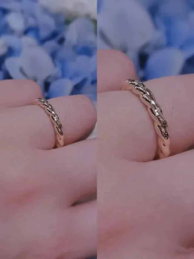 Tiffany & Co. Bague Eternity Band Pavé en or jaune avec diamants 4