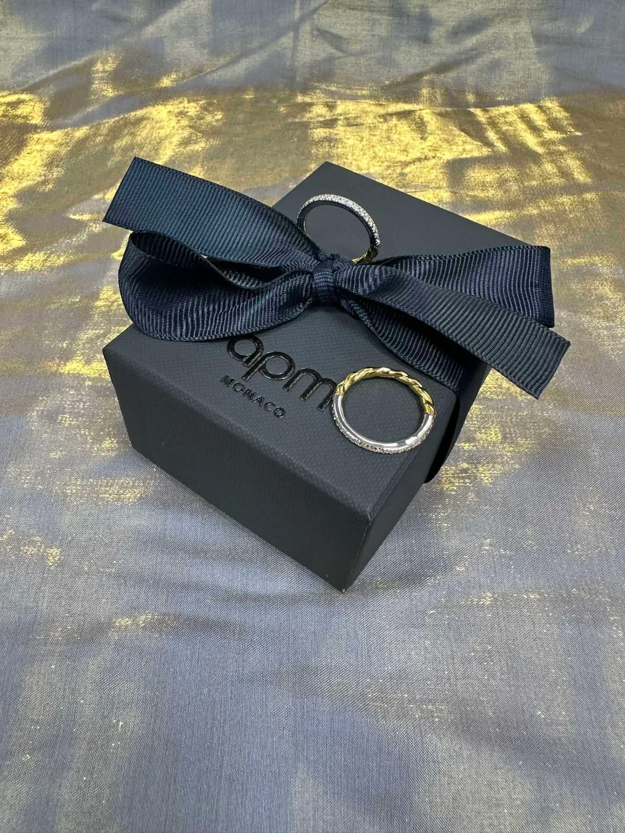 Tiffany & Co. Bague Eternity Band Pavé en or jaune avec diamants 6