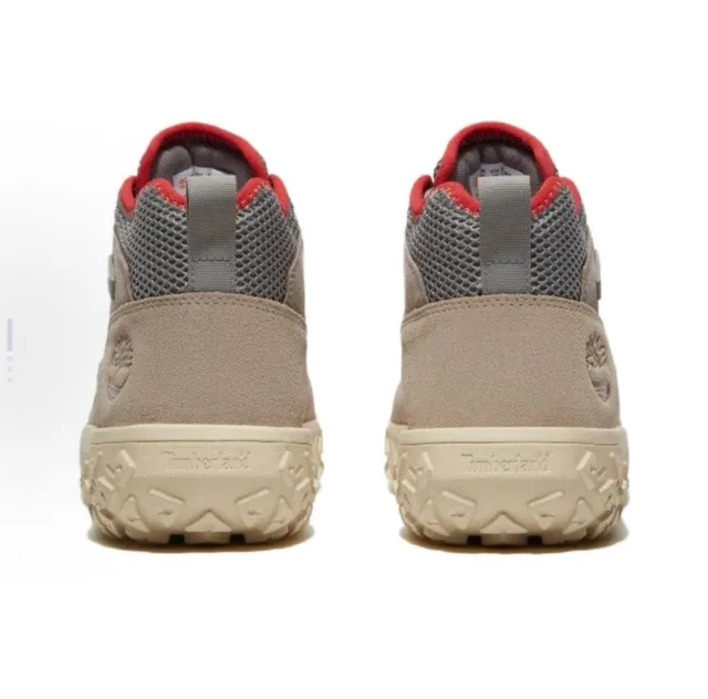 Timberland Red and Beige Mesh-Suede Hiking Boot 2