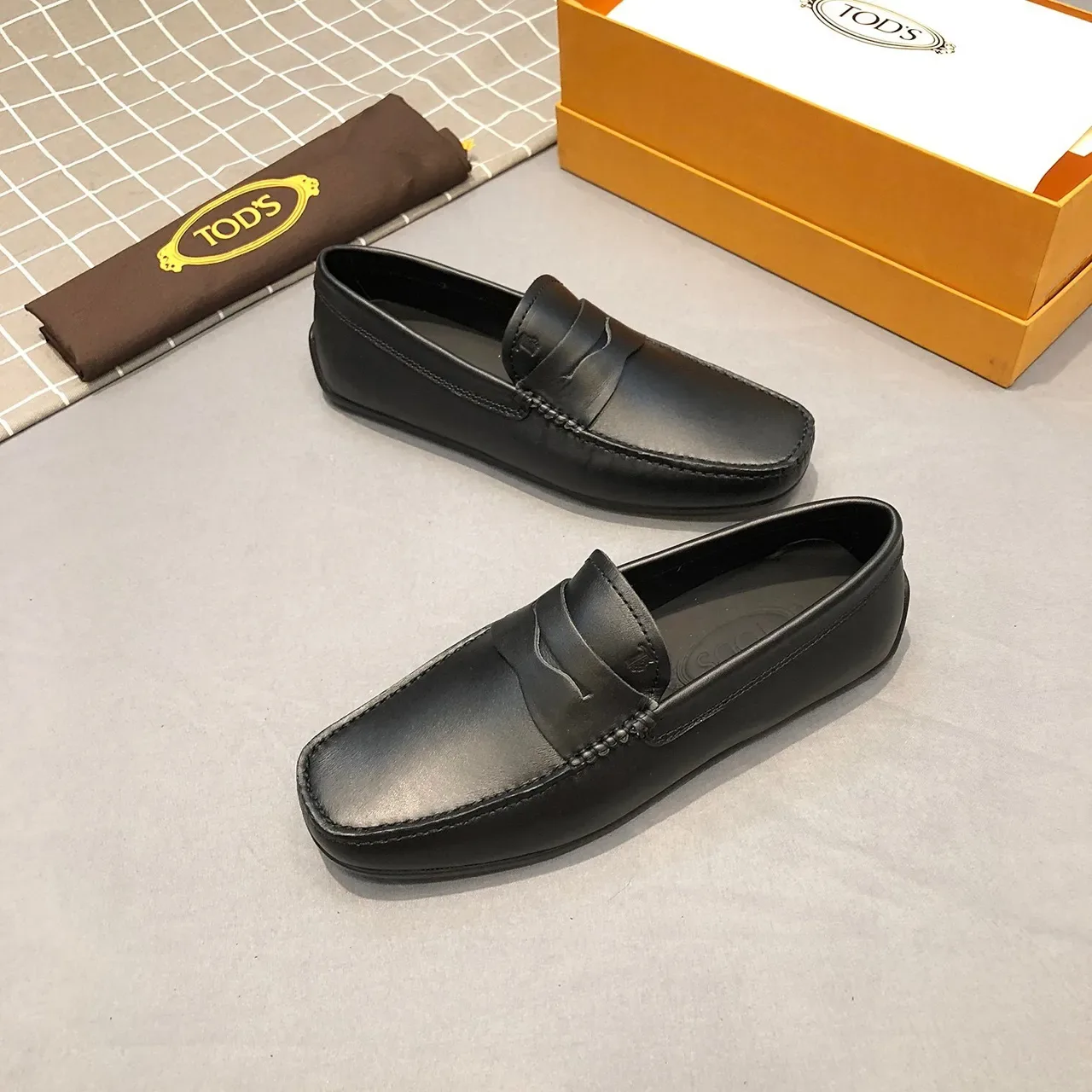 Mocassim Tod's Penny Strap Couro Preto 3