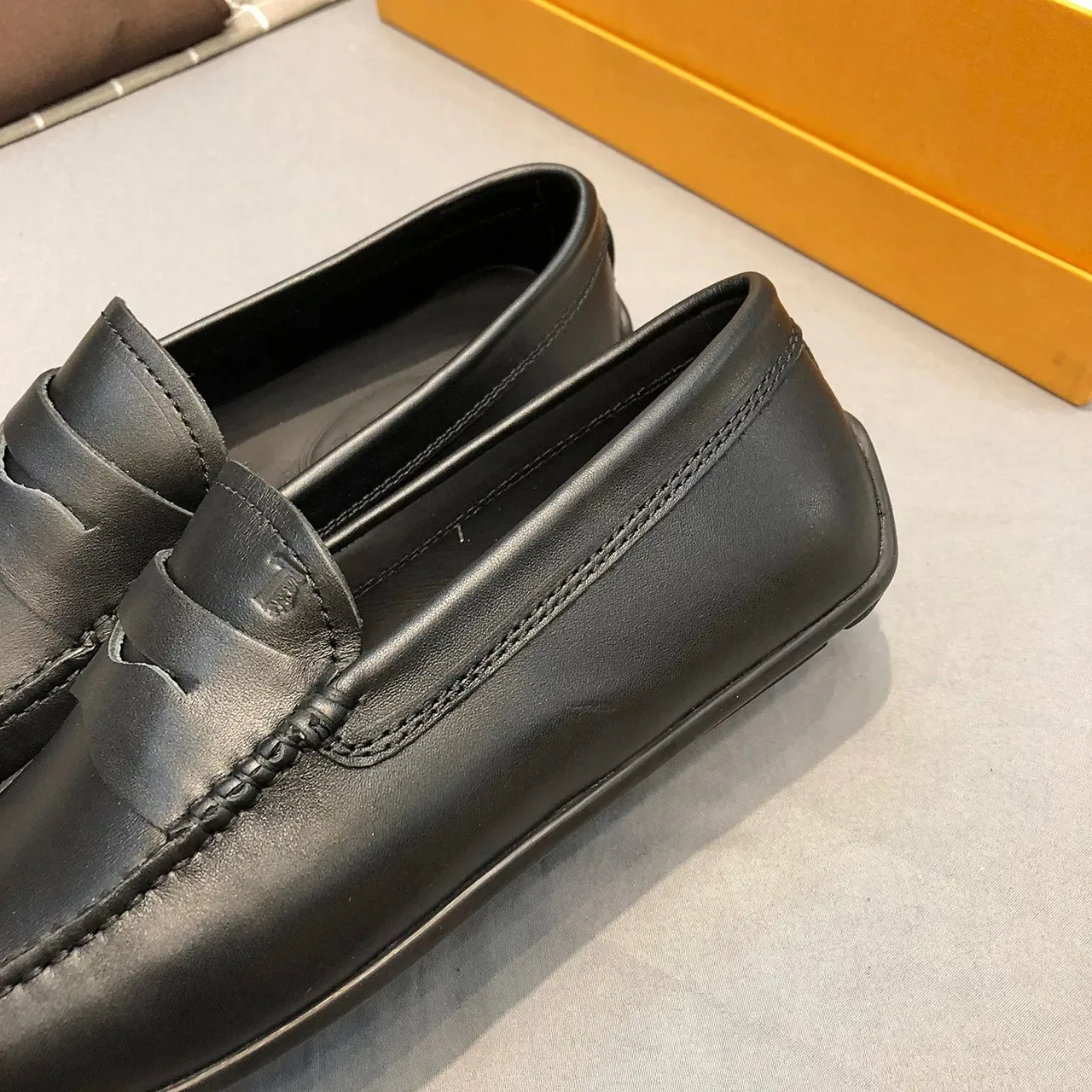 Mocassim Tod's Penny Strap Couro Preto 6