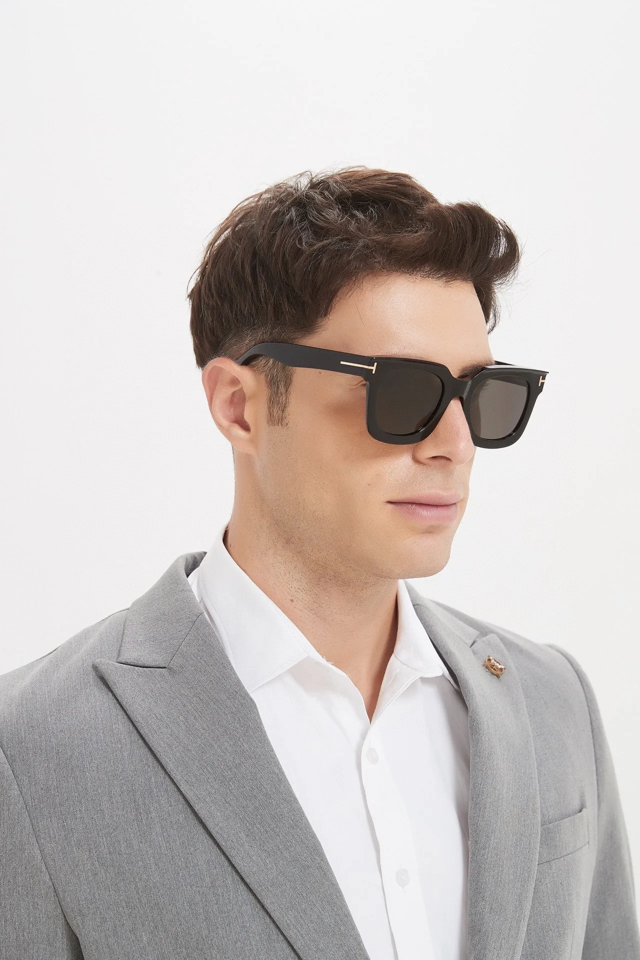 Tom Ford Oversized Square Black Optical Glasses 4