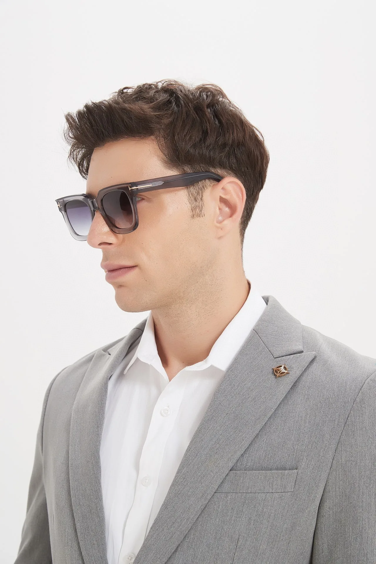 Tom Ford Oversized Square Black Optical Glasses 8