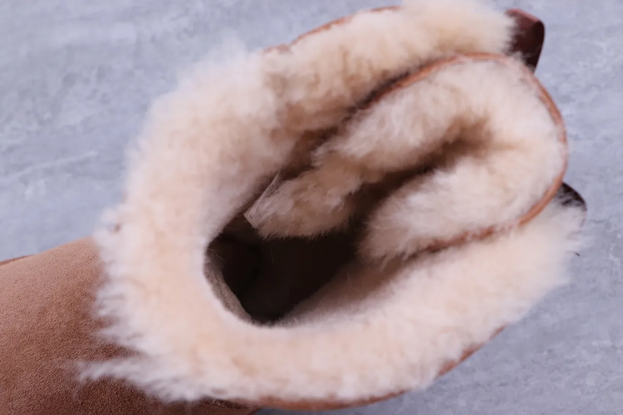 UGG Classic Mini Bow Chestnut Snow Boots 2