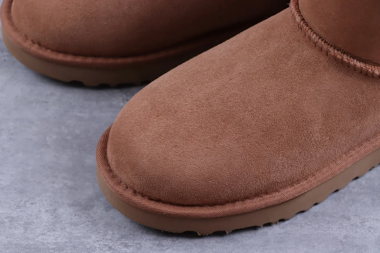 UGG Classic Mini Bow Chestnut Snow Boots 4