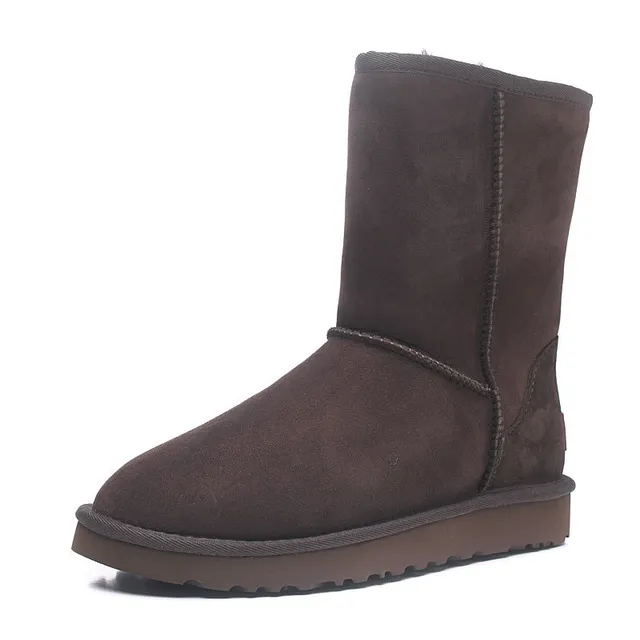 UGG Classic Short Chocolate Brown Suede Snow Boots 13
