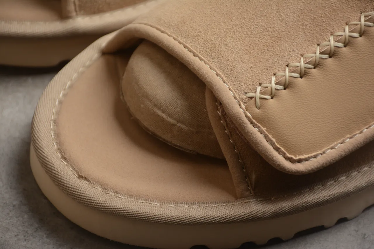 UGG Tasman Beige Suede Slipper 7