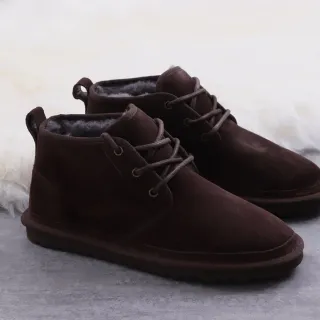UGG Tasman Brown Suede Shearling-Lined Ankle Boots