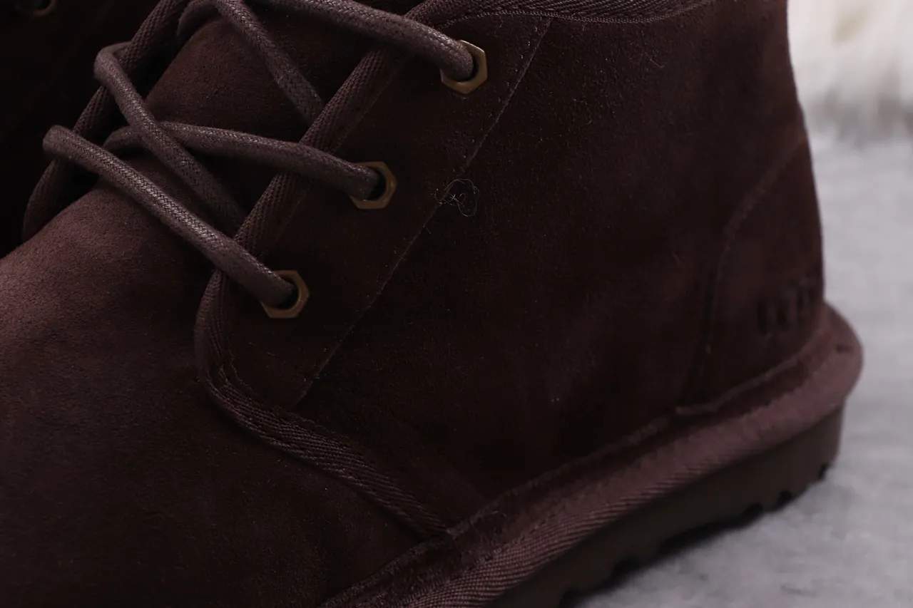 UGG Tasman Brown Suede Shearling-Lined Ankle Boots 3