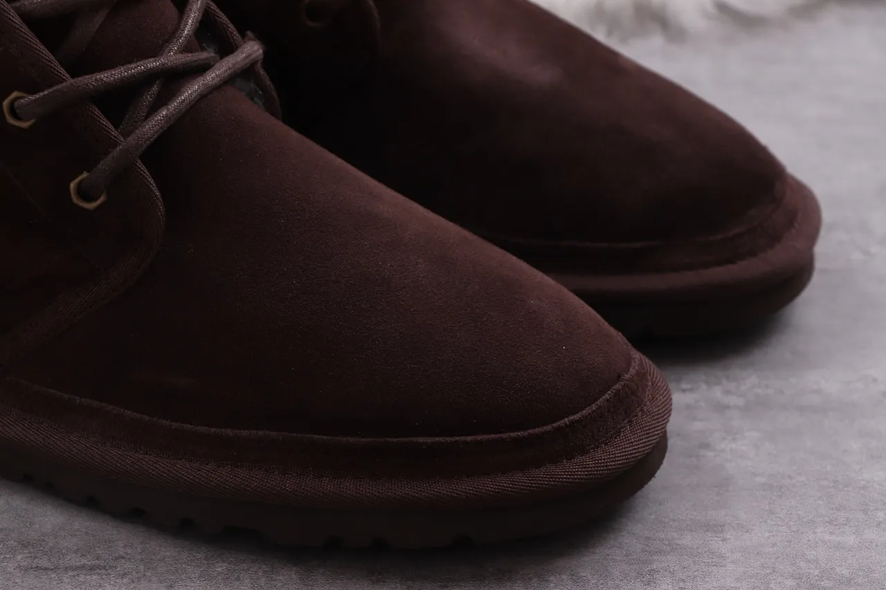 UGG Tasman Brown Suede Shearling-Lined Ankle Boots 4