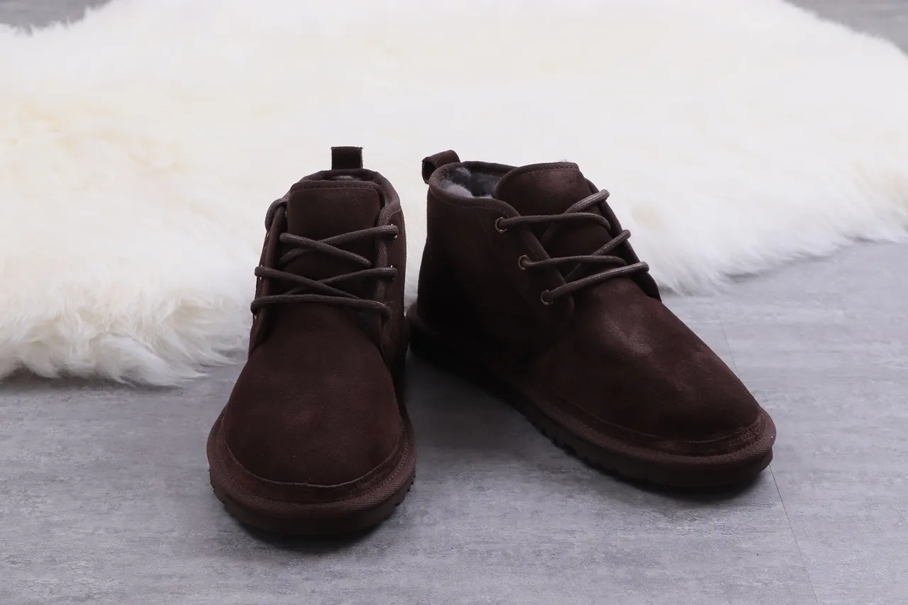 UGG Tasman Brown Suede Shearling-Lined Ankle Boots 6