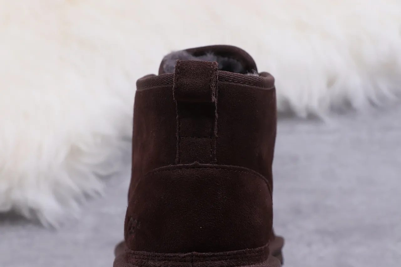 UGG Tasman Brown Suede Shearling-Lined Ankle Boots 8