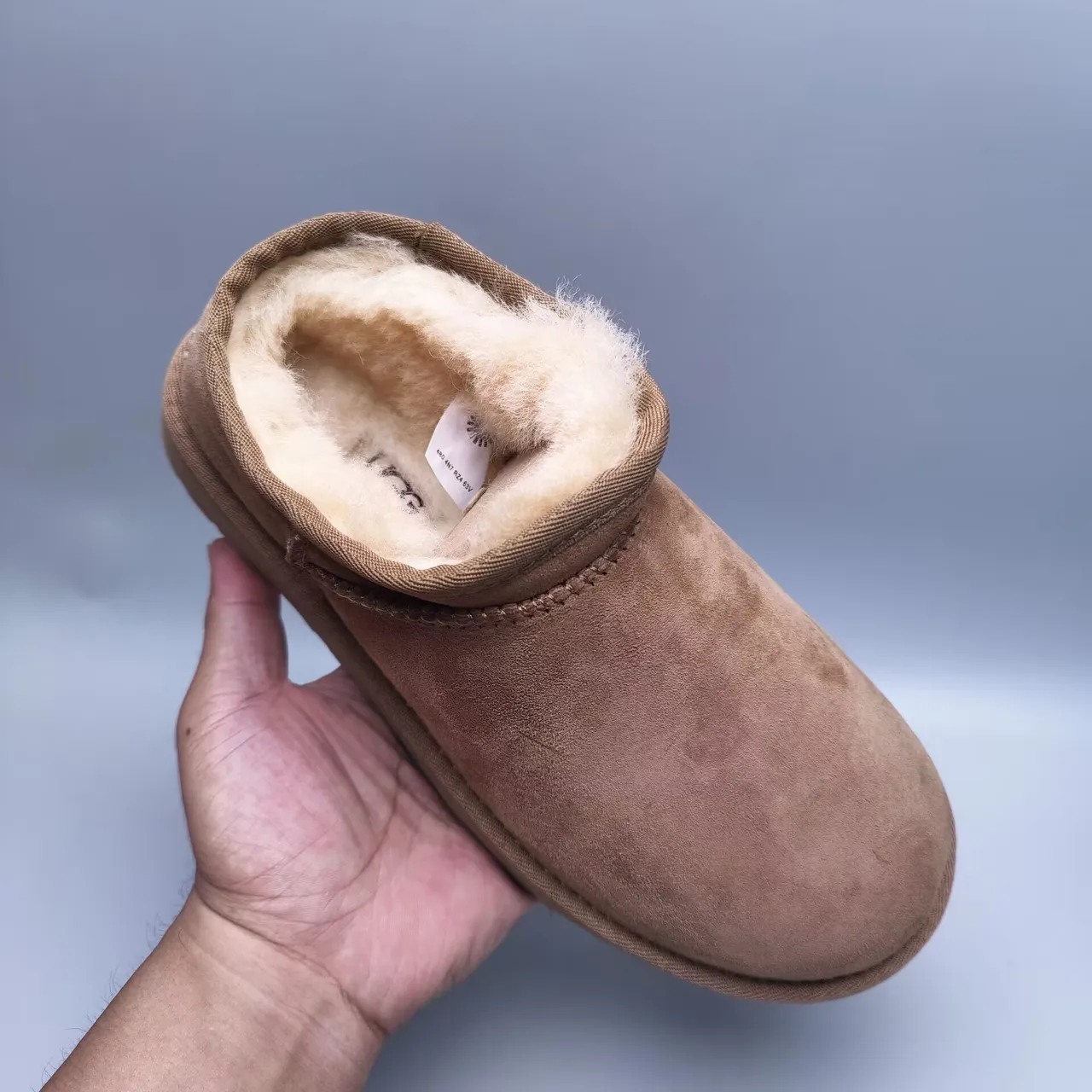 UGG Tasman Chestnut Brown Shearling-Lined Snow Boot 4