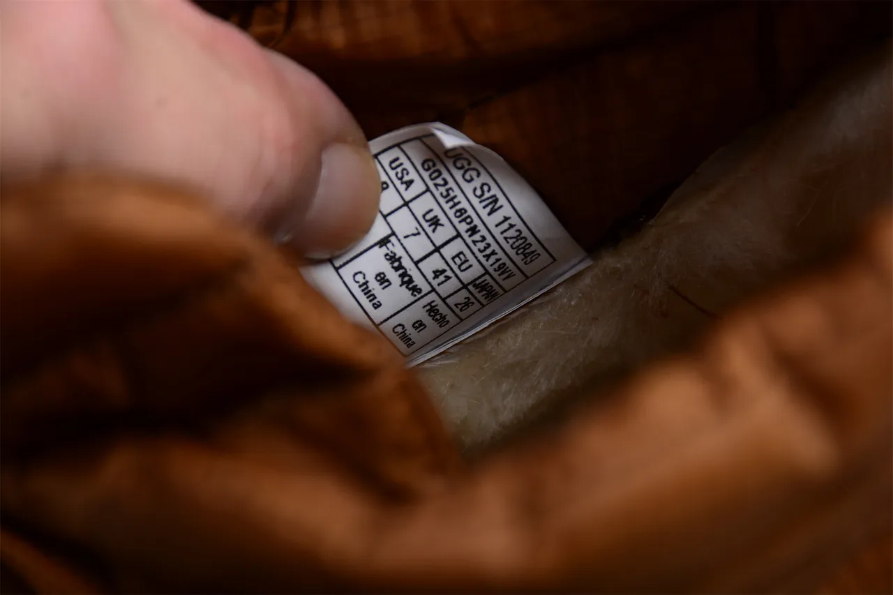 UGG Tasman Tan Quilted Collar Snow Boot 3