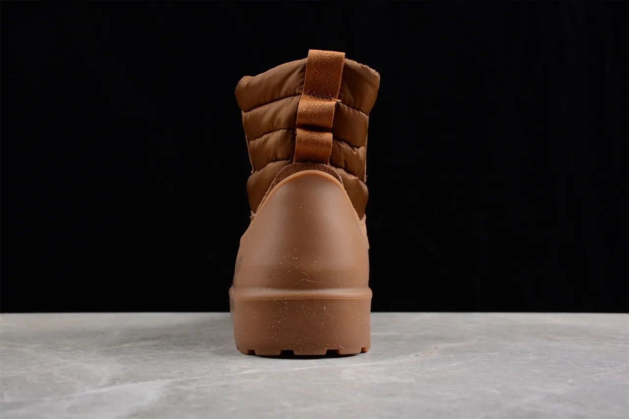 UGG Tasman Tan Quilted Collar Snow Boot 9