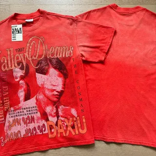 Vale Forever Valley Dreams 1997 红色图案印花T恤