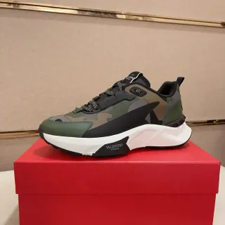 Valentino Garavani Camouflage and Black Lifestyle Sneaker