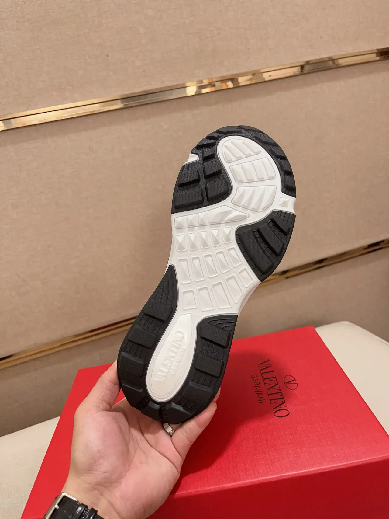 Valentino Garavani Camouflage and Black Lifestyle Sneaker 2