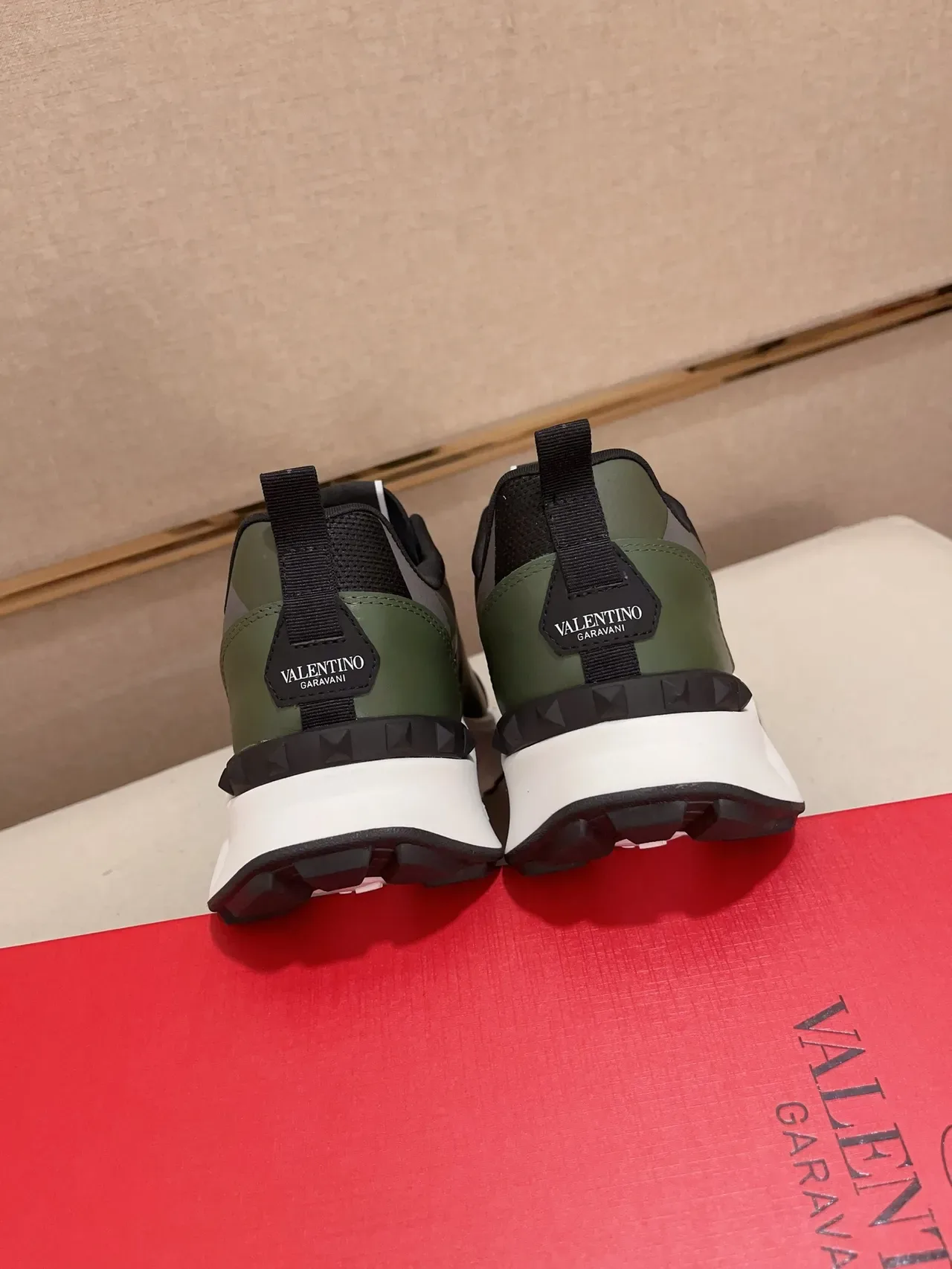Valentino Garavani Camouflage and Black Lifestyle Sneaker 3