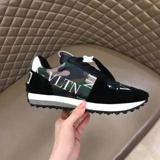 Valentino VLTN Zapatillas Lifestyle con impresión camuflaje en ante