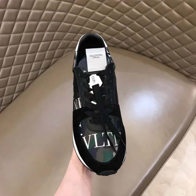 Valentino VLTN Sneakers Lifestyle imprimé Camouflage en Daim 4