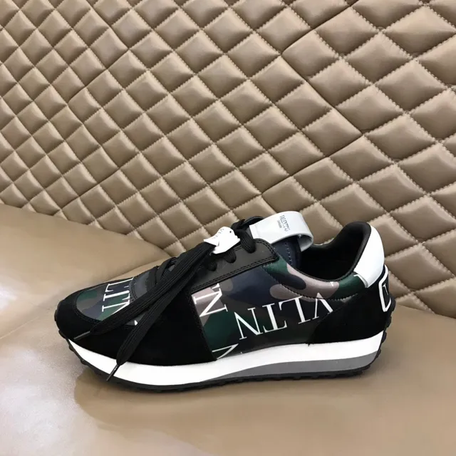 Valentino VLTN Sneakers Lifestyle imprimé Camouflage en Daim 5