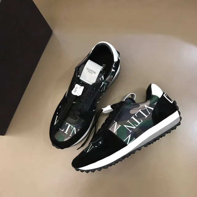 Valentino VLTN Sneakers Lifestyle imprimé Camouflage en Daim 8