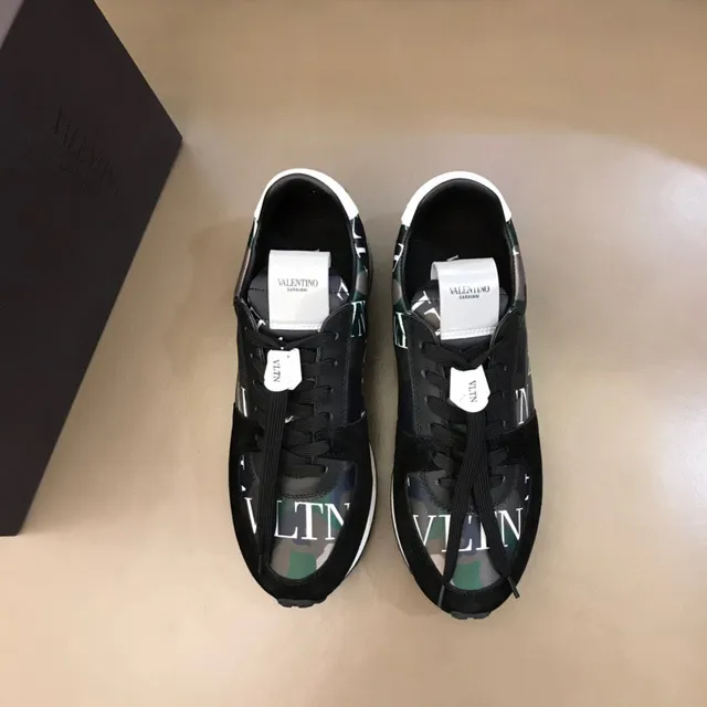 Valentino VLTN Sneakers Lifestyle imprimé Camouflage en Daim 9