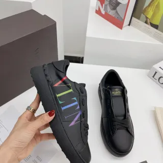 Valentino VLTN Rainbow Logo Black Lifestyle Sneakers