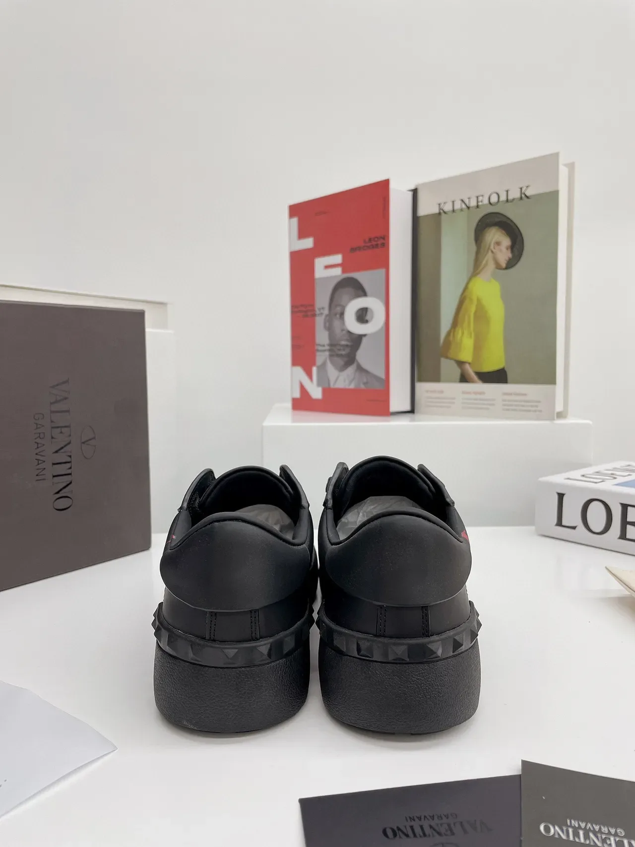Valentino VLTN Rainbow Logo Black Lifestyle Sneakers 4