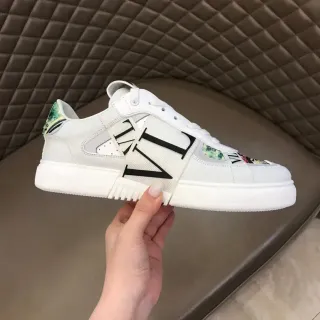 Valentino VLTN White Floral Print Lifestyle Sneakers