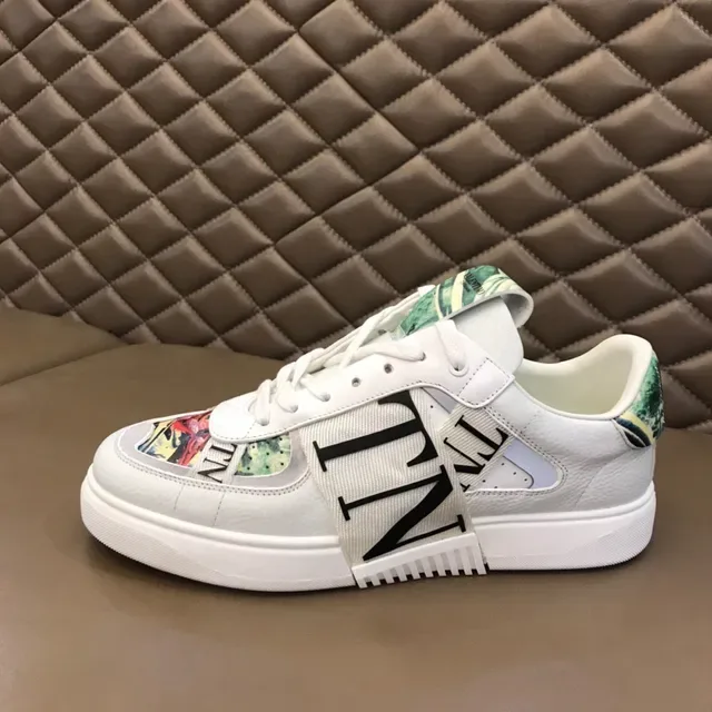 Valentino VLTN White Floral Print Lifestyle Sneakers 5