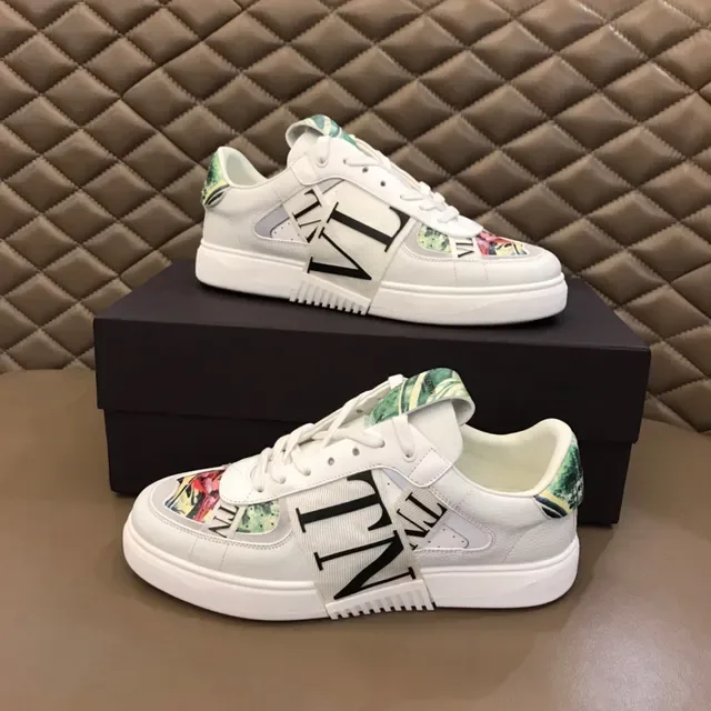 Valentino VLTN White Floral Print Lifestyle Sneakers 7