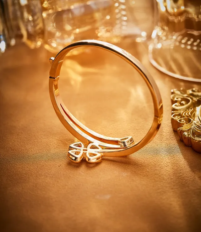 Van Cleef & Arpels Alhambra হার্ট রুবি এবং ডায়মন্ড সোনার ব্রেসলেট 4