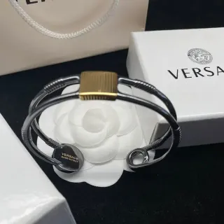 Versace Chain Reaction Pulsera de Puño Doble Barra