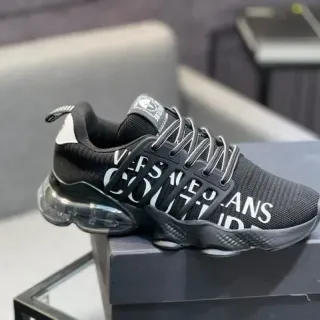 Versace Jeans Chain Reaction काला सफेद पारदर्शी जीवनशैली स्नीकर