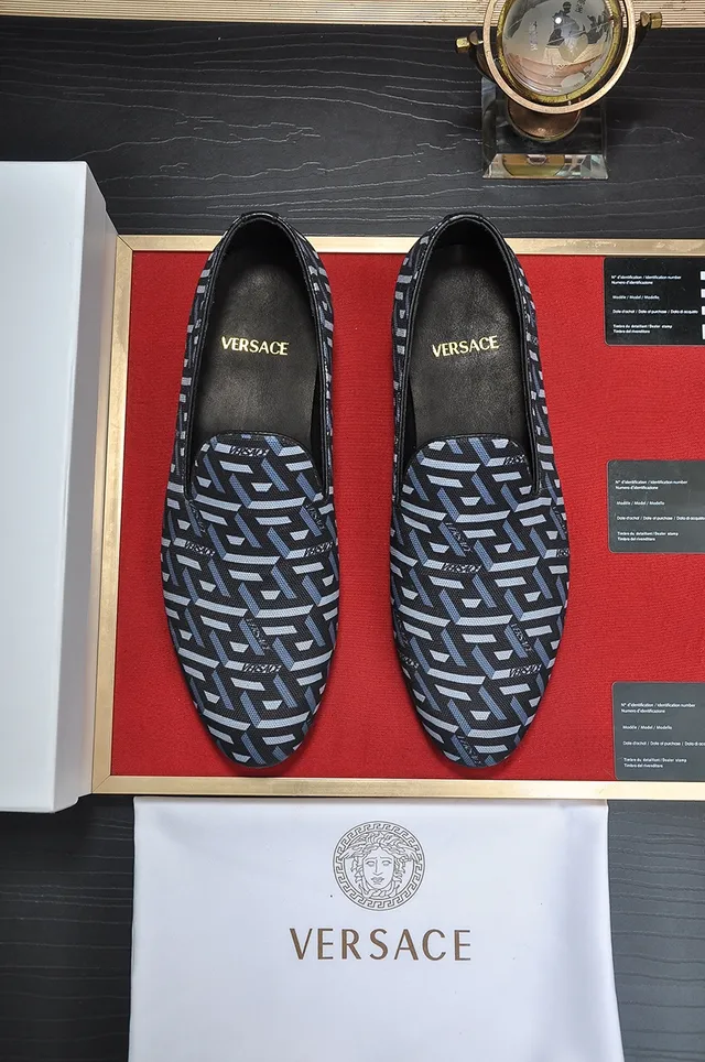 Versace Odissea Geometric Greca Jacquard Loafers 2