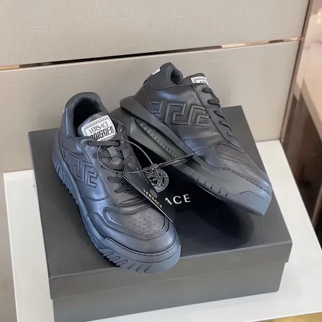 Versace Odissea Sneakers Lifestyle en Cuir Monochrome 3