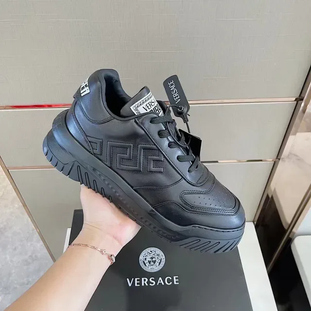 Versace Odissea Sneakers Lifestyle en Cuir Monochrome 6