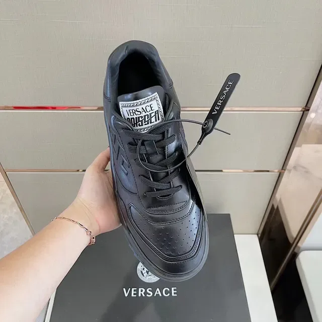 Versace Odissea Sneakers Lifestyle en Cuir Monochrome 7